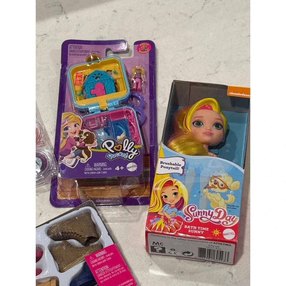 Barbie Polly Pocket‎ LOL Surprise Sunny Day Doll Toy Bundle Set